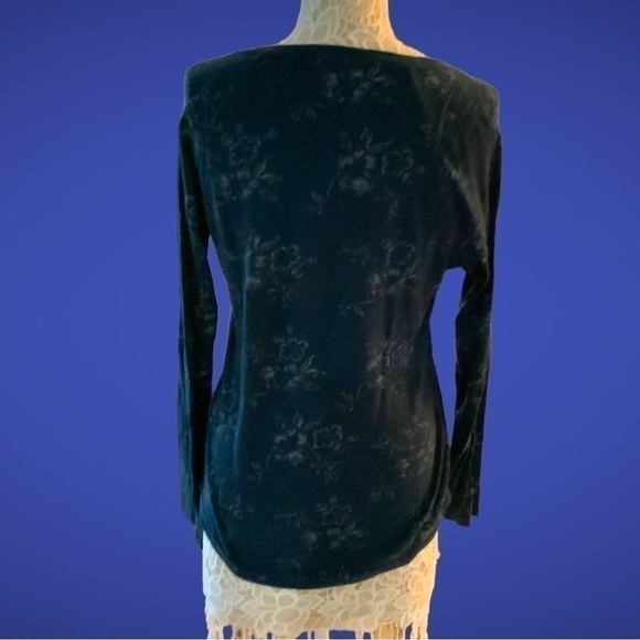 BLUE Chaps Large Cotton Print shirt - Picture 7 of 7